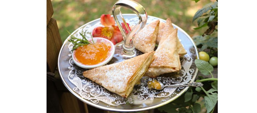 Apricot Cheese Turnovers
