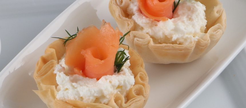 A Simple Brunch Dish with Cream Cheese and Lox