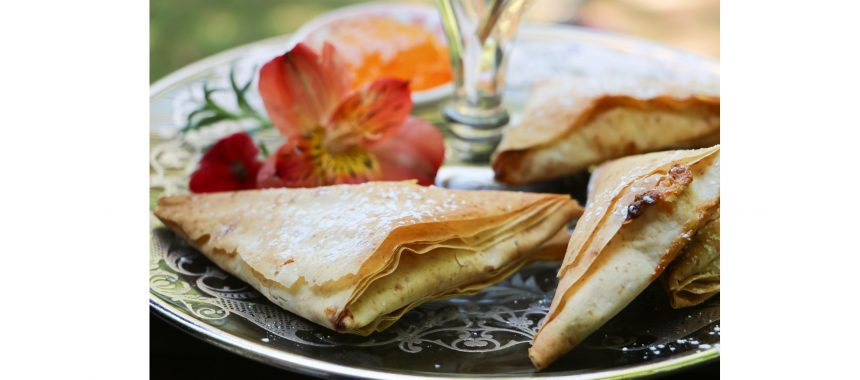 Apricot Cheese Turnovers