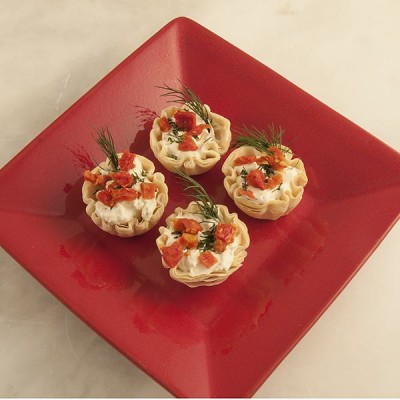 Clam Appetizer in phyllo cups