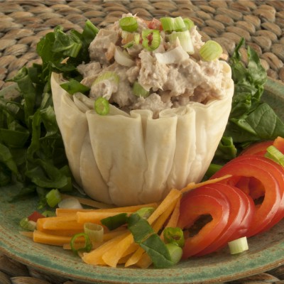 Tuna or Chicken  Salad In Fillo Cups