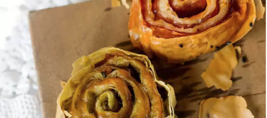 There’s something new under the sun:  we call them Fillo Pinwheels